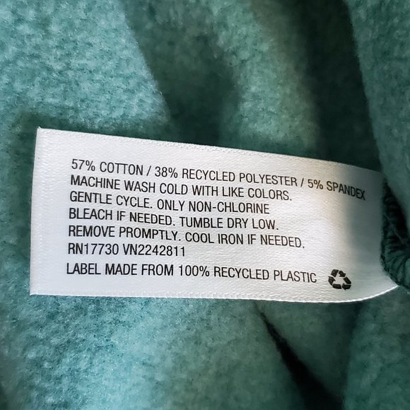 Knox Rose Black Emerald Super Soft Thin Weight V-Neck Sweatshirt, Women's Large - Picture 5 of 12